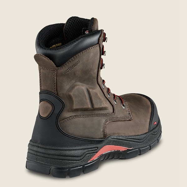 Red Wing Safety Bot Erkek - King Toe® Adc - 8-Inch Insulated Waterproof Csa Toe - Koyu Gri - 92MIDPW